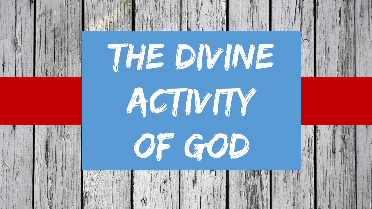 The Divine Activity of God Image